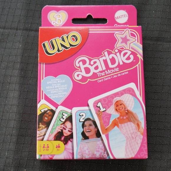 New BARBIE The Movie UNO Card Game Valentine's Day Gift Easter Basket Pink - Picture 4 of 5